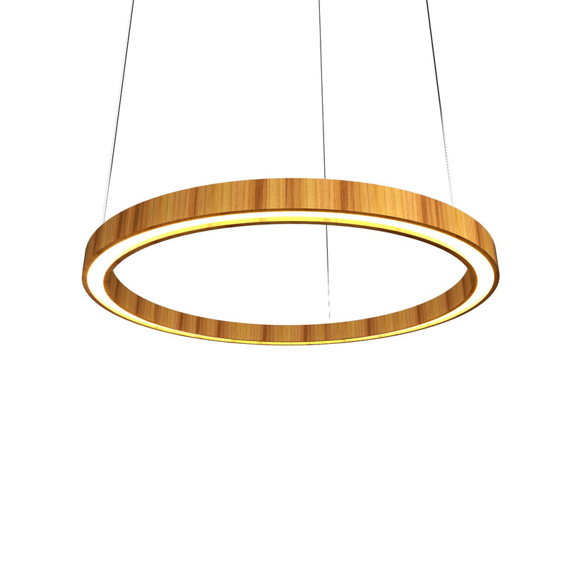 Accord Lighting 1434LED.12 LED Pendant, Teak