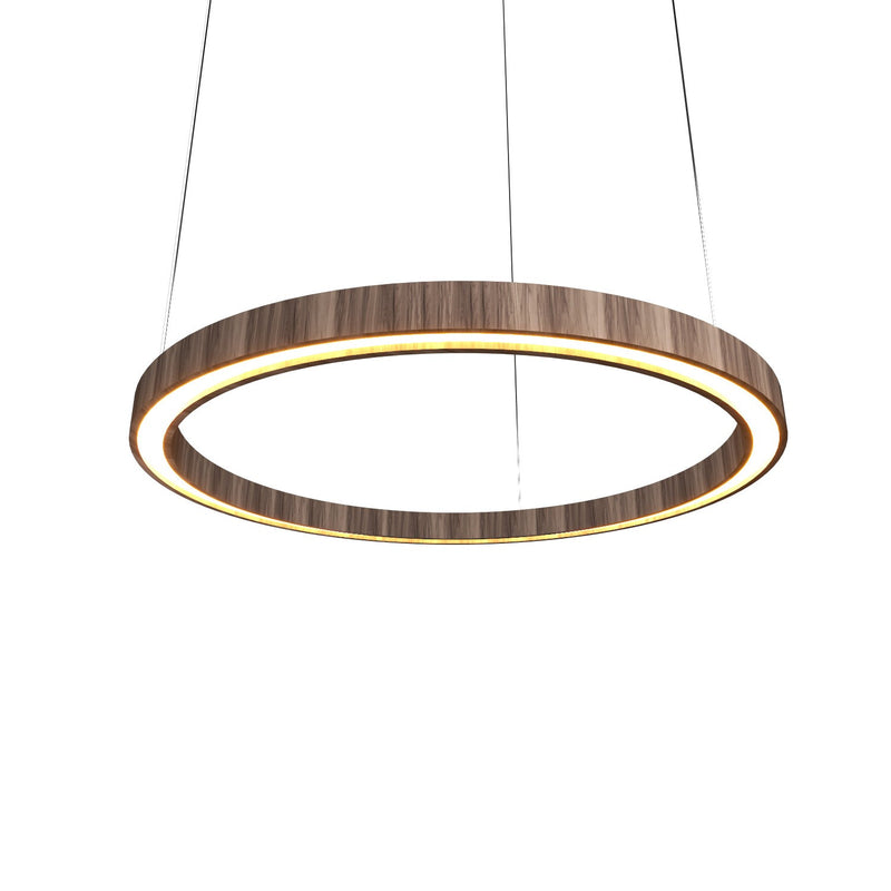 Accord Lighting 1436LED.18 LED Pendant, American Walnut