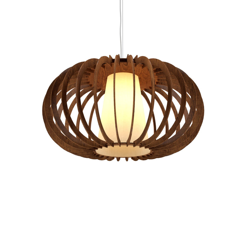 Accord Lighting 1489.06 One Light Pendant, Imbuia