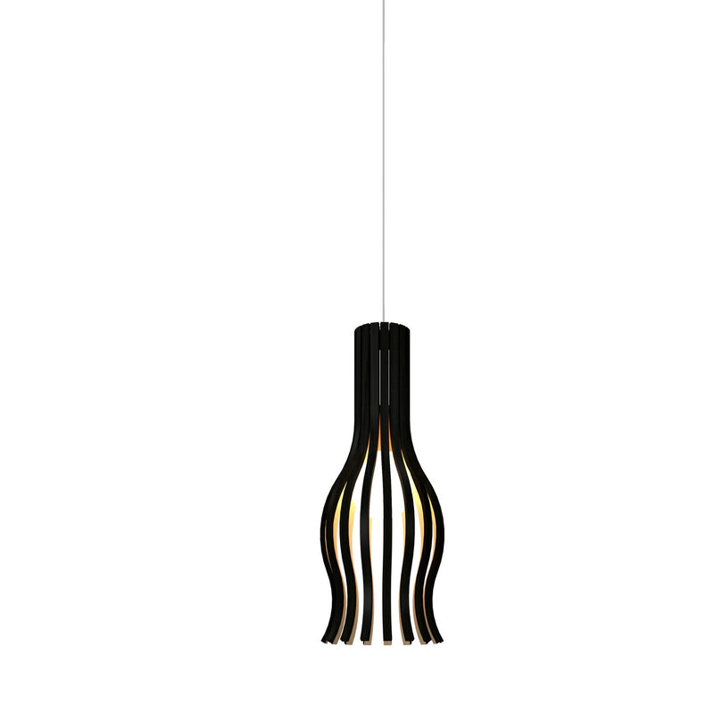 Accord Lighting 1490.44 One Light Pendant, Charcoal