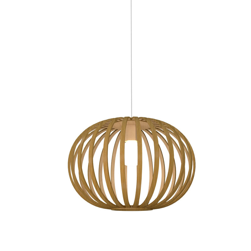 Accord Lighting 1493.09 One Light Pendant, Louro Freijo