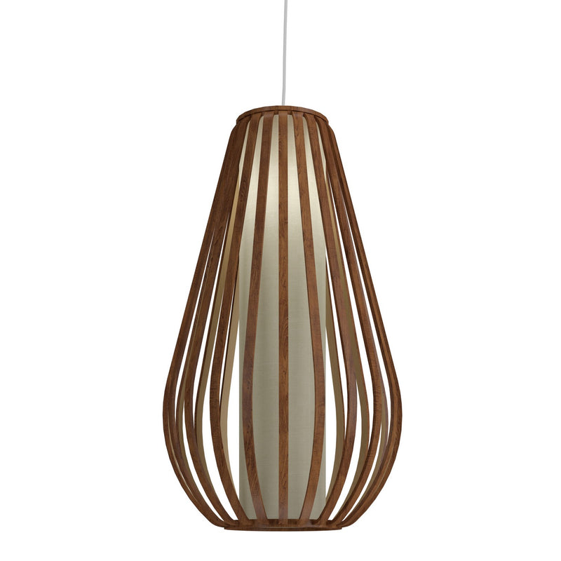 Accord Lighting 1495.06 One Light Pendant, Imbuia