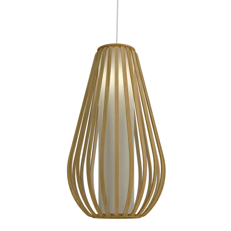 Accord Lighting 1495.09 One Light Pendant, Louro Freijo