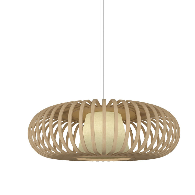 Accord Lighting 1496.34 One Light Pendant, Maple