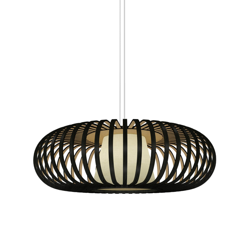 Accord Lighting 1496.44 One Light Pendant, Charcoal