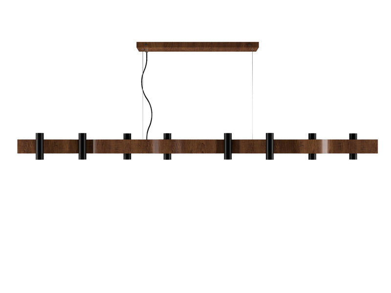 Accord Lighting 1502.06 16 Light Pendant, Imbuia