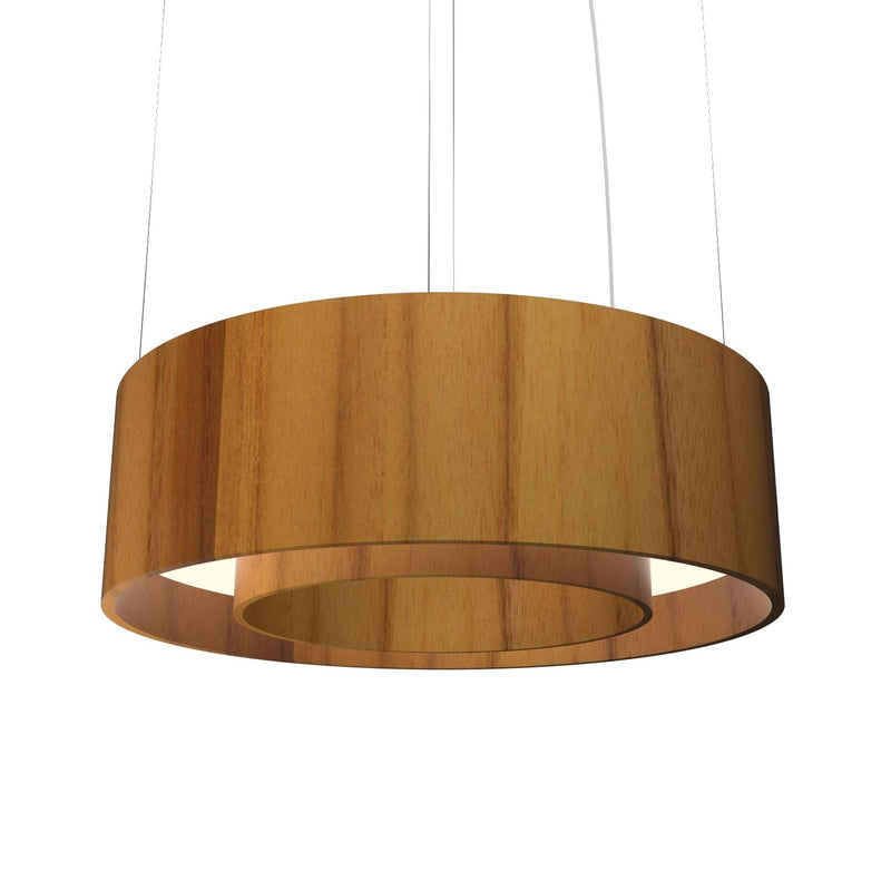 Accord Lighting 213LED.12 LED Pendant, Teak