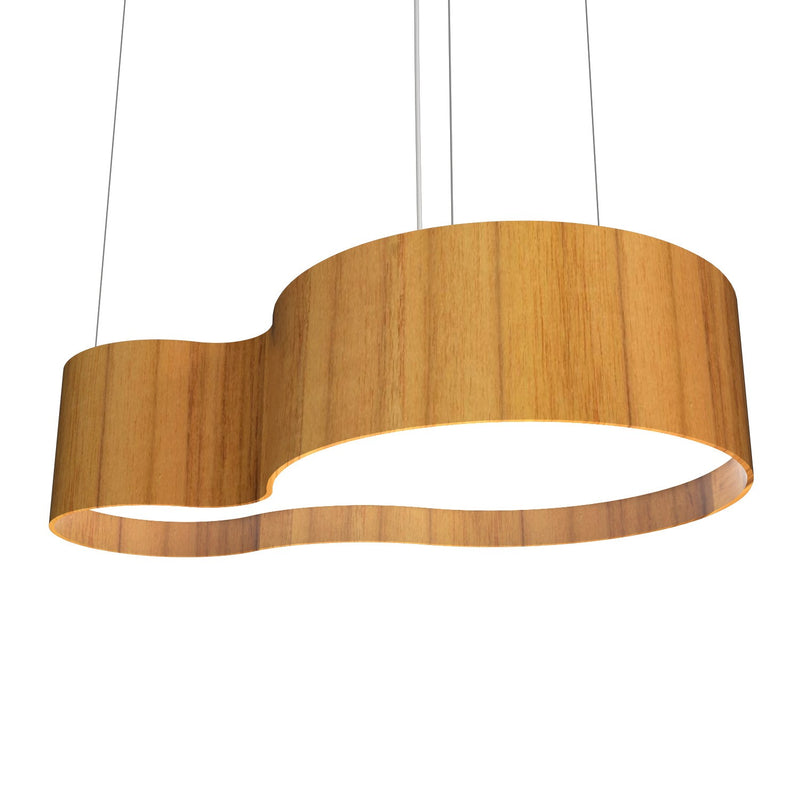 Accord Lighting 285LED.12 LED Pendant, Teak