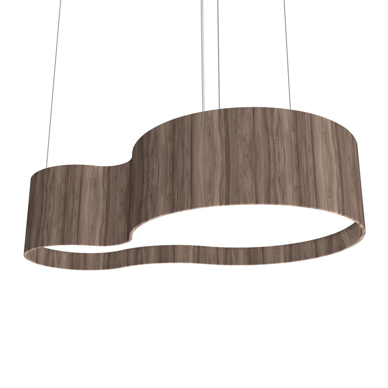 Accord Lighting 285LED.18 LED Pendant, American Walnut