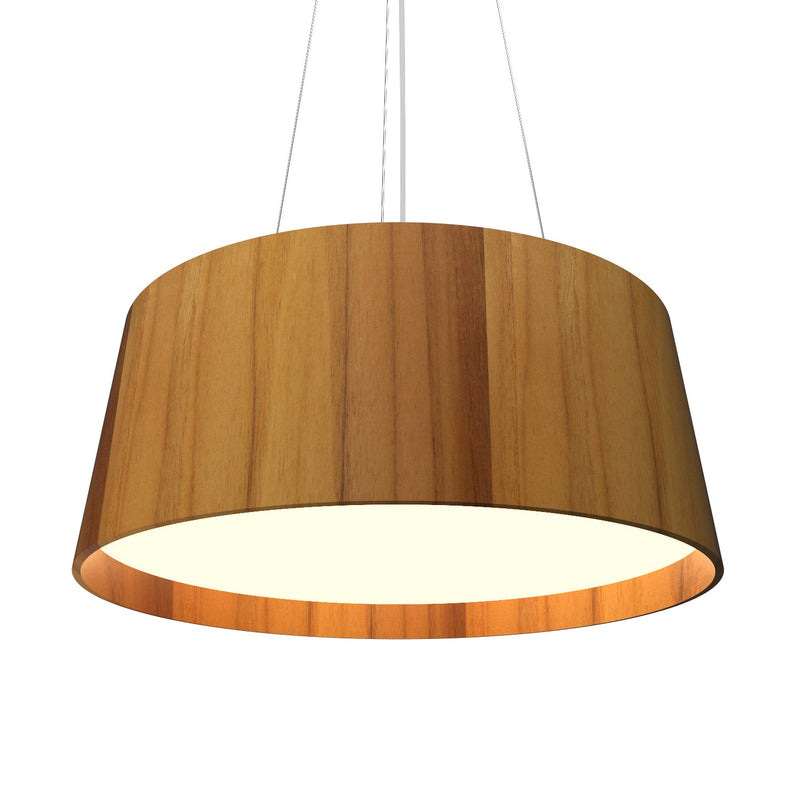 Accord Lighting 296LED.12 LED Pendant, Teak