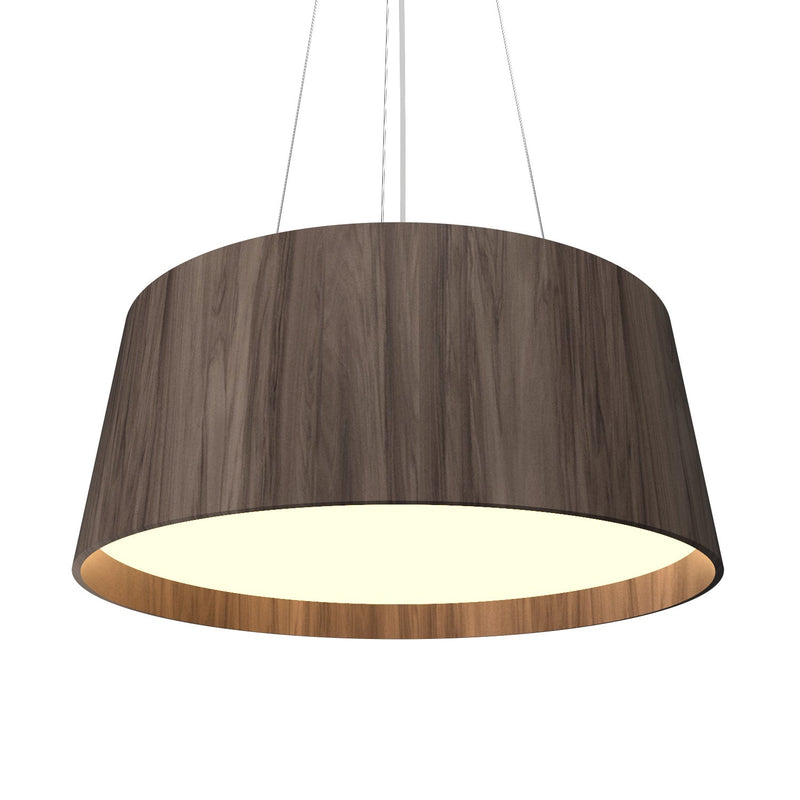 Accord Lighting 296LED.18 LED Pendant, American Walnut