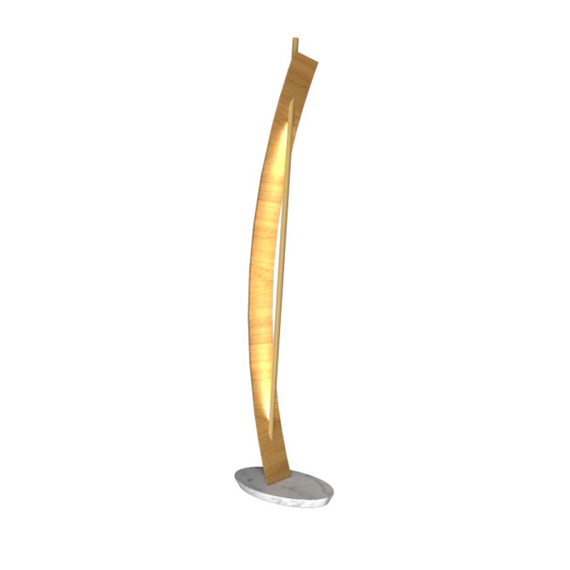 Accord Lighting 3015LED.09 LED Floor Lamp, Louro Freijo