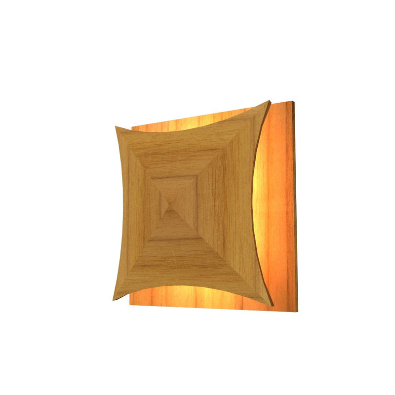 Accord Lighting 4063LED.12 LED Wall Lamp, Teak