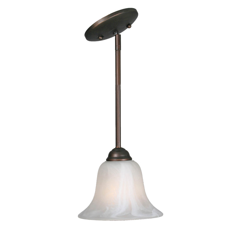 Golden 4120 RBZ-MBL One Light Mini Pendant, Rubbed Bronze