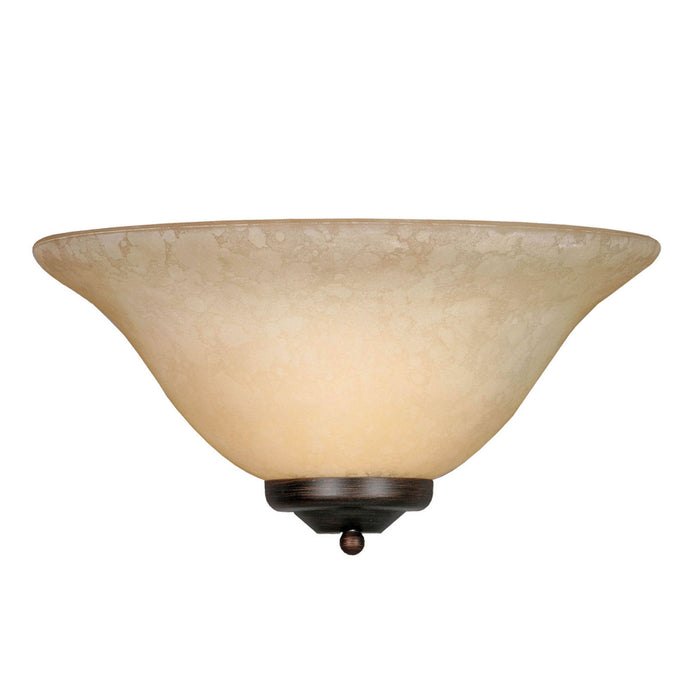 Golden 8355 RBZ One Light Wall Sconce, Rubbed Bronze