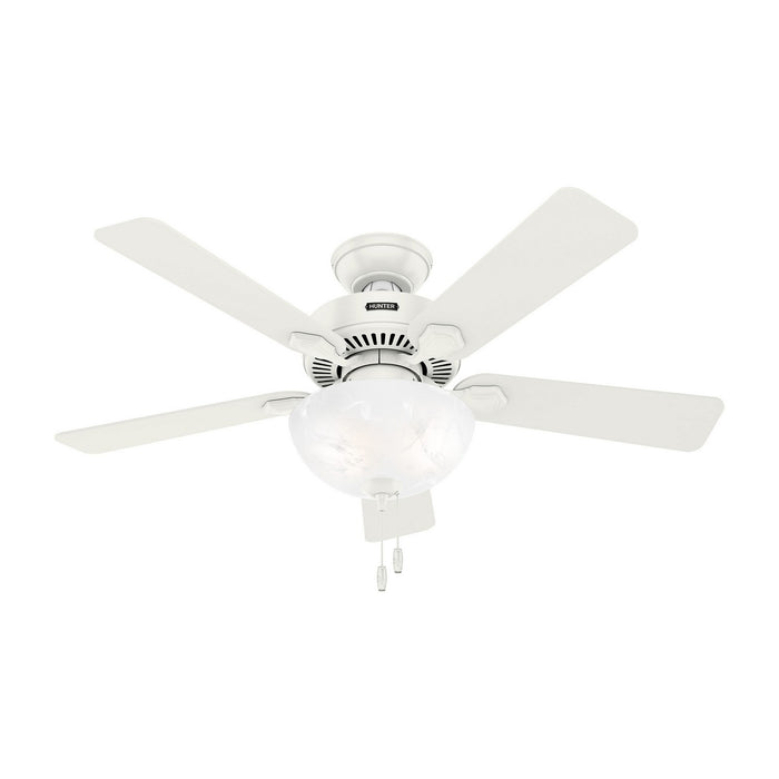 Hunter 52778 44" Ceiling Fan, Fresh White