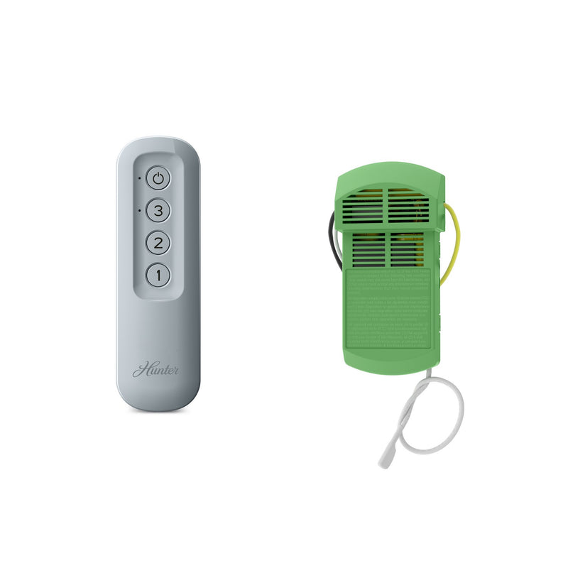 Hunter 99729 Handheld Remote with Receiver, Dove Grey