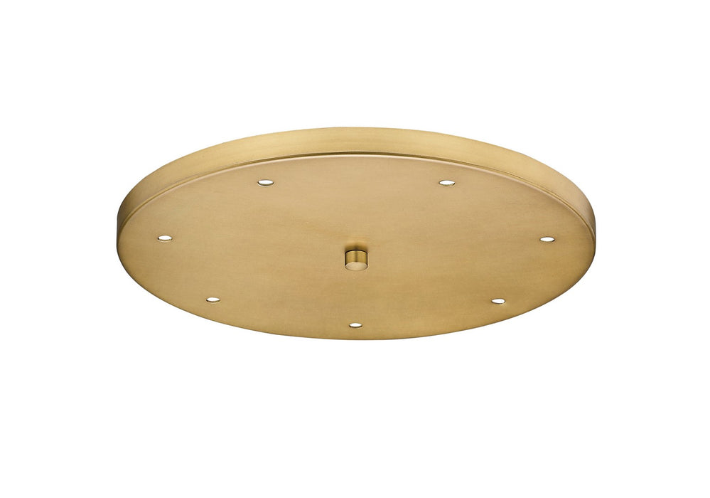 Z-Lite CP1807R-MGLD Seven Light Ceiling Plate, Modern Gold