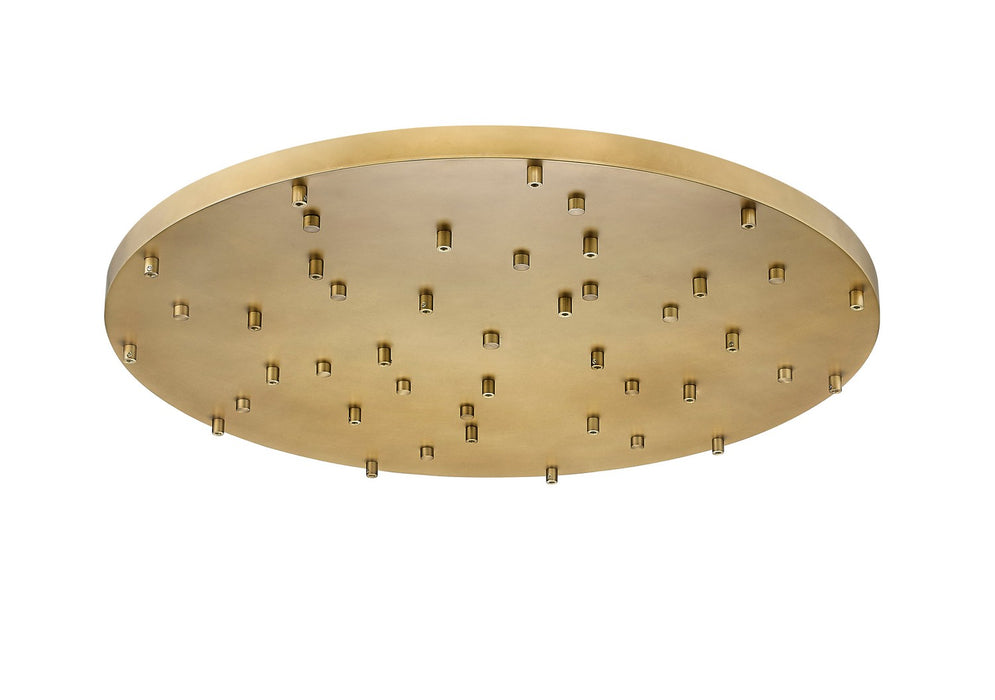 Z-Lite CP3627R-MGLD 27 Light Ceiling Plate, Modern Gold