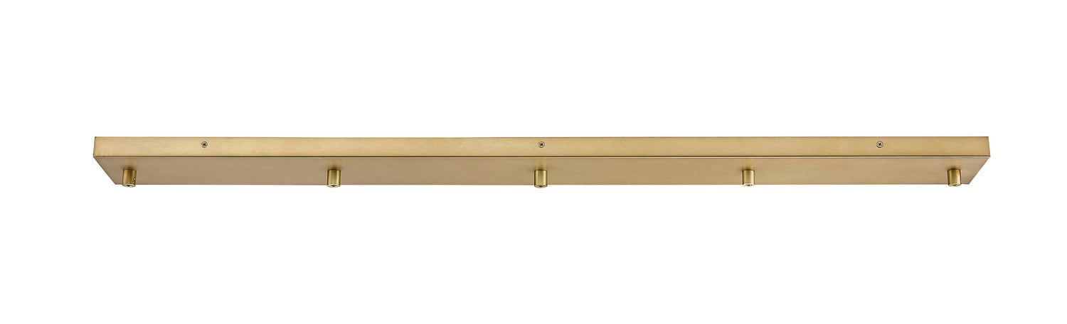 Z-Lite CP4205L-MGLD Five Light Ceiling Plate, Modern Gold