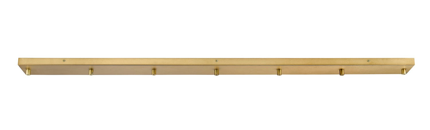 Z-Lite CP5407L-MGLD Seven Light Ceiling Plate, Modern Gold
