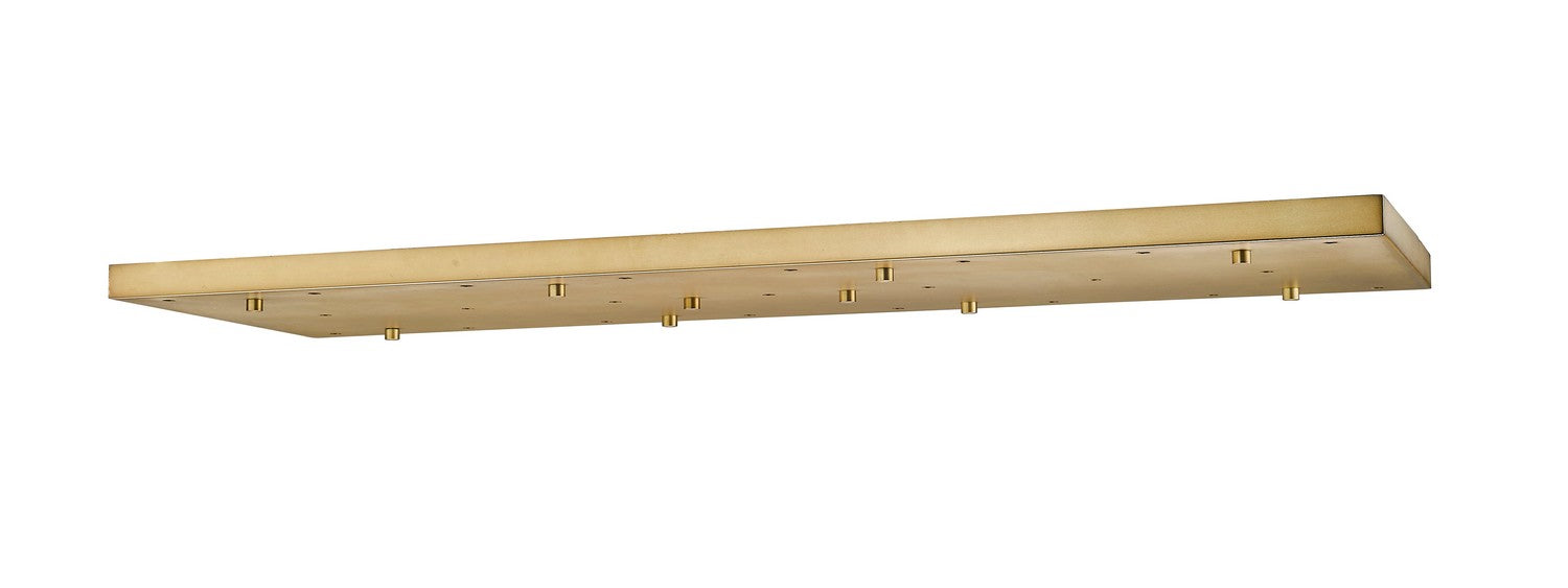 Z-Lite CP5423L-MGLD 23 Light Ceiling Plate, Modern Gold