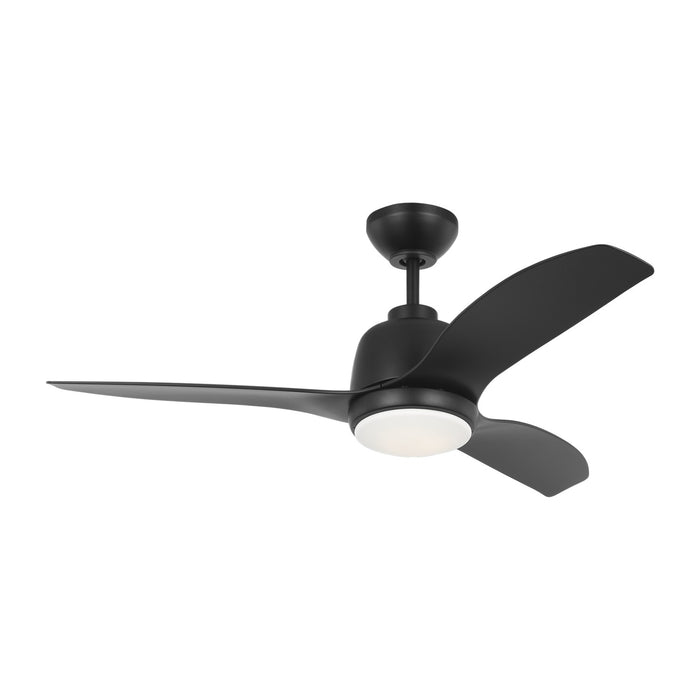 Visual Comfort Fan 3AVLCR44MBKD 44" Ceiling Fan, Midnight Black