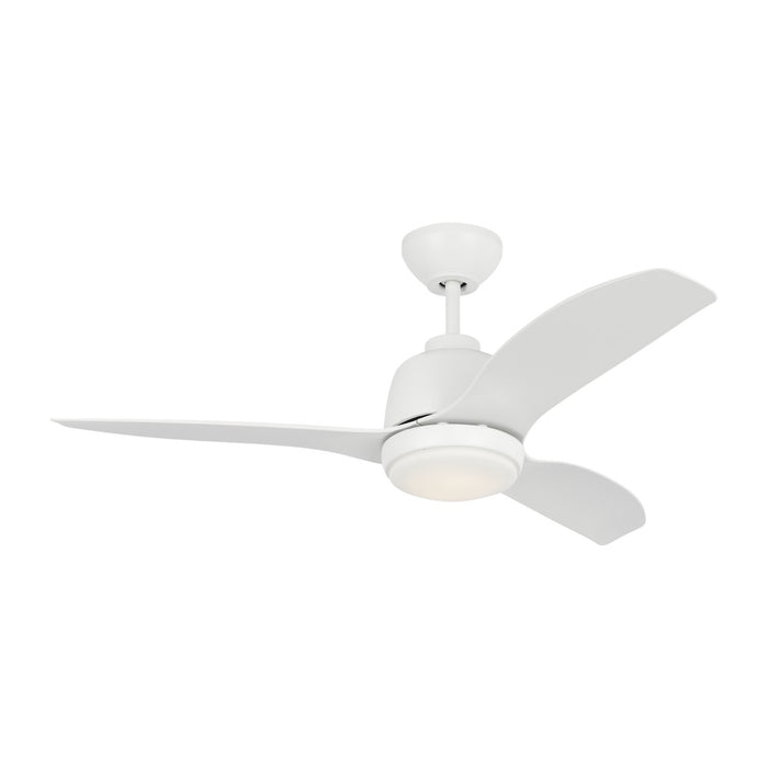 Visual Comfort Fan 3AVLCR44RZWD 44" Ceiling Fan, Matte White