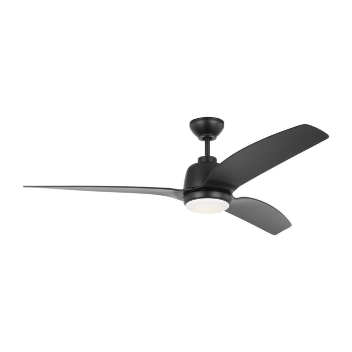 Visual Comfort Fan 3AVLCR60MBKD 60" Ceiling Fan, Midnight Black