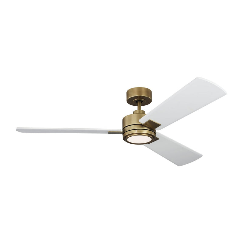 Visual Comfort Fan 3HASM56HABD 56" Ceiling Fan, Hand Rubbed Antique Brass