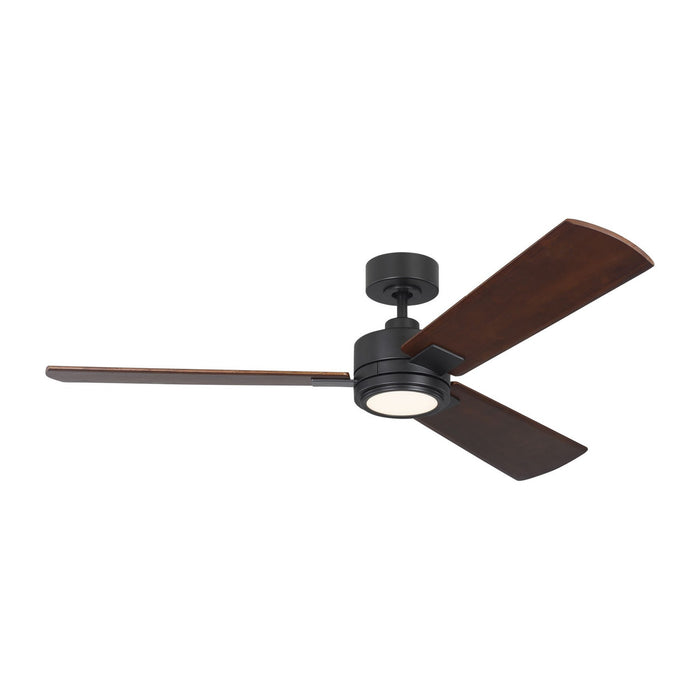 Visual Comfort Fan 3HASM56MBKD 56" Ceiling Fan, Midnight Black