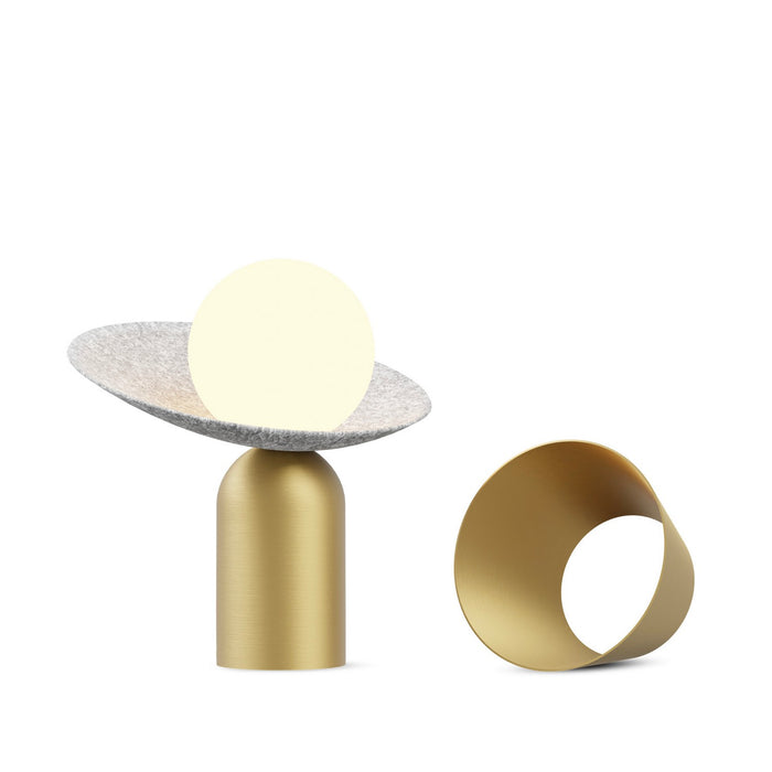 Koncept GUY-BRS+CLTM LED Lantern, Brass