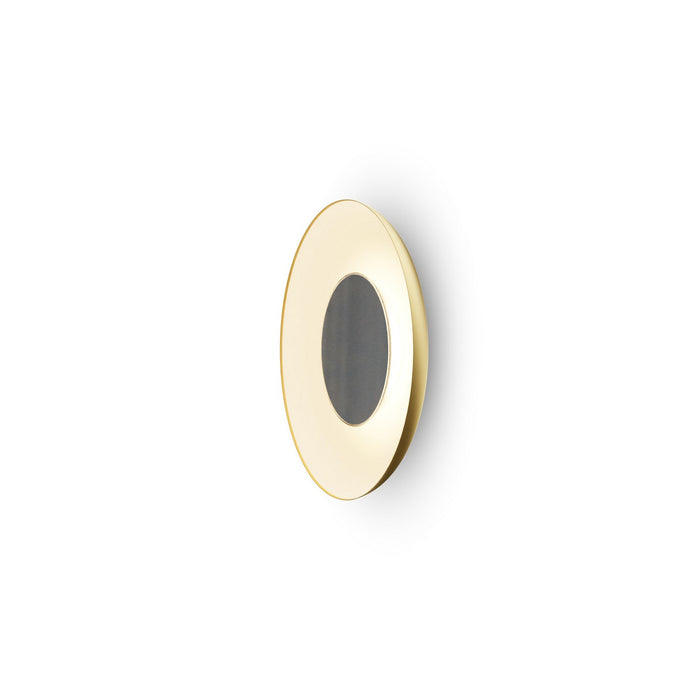 Koncept RMW-09-SW-BNI-HW+18BD-GMW LED Wall Sconce, Gold w/ Matte White