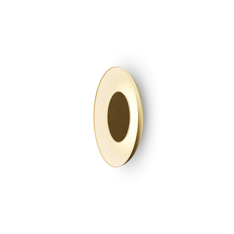Koncept RMW-09-SW-BRS-HW+18BD-GMW LED Wall Sconce, Gold w/ Matte White