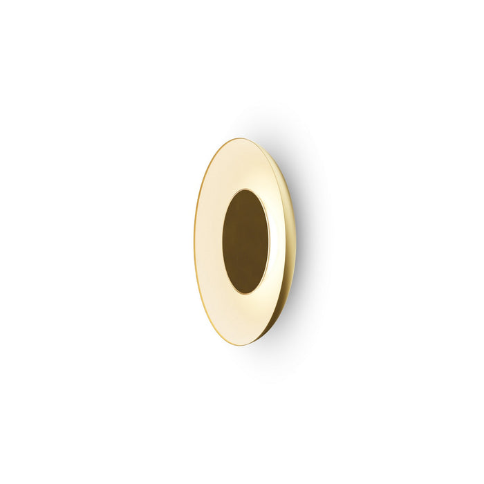 Koncept RMW-09-SW-BRS-HW+18BD-GMW LED Wall Sconce, Gold w/ Matte White