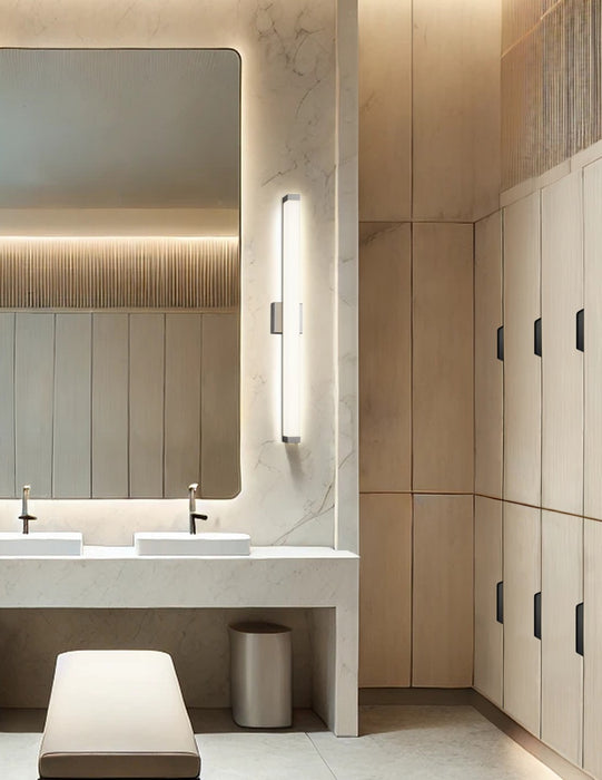 Justice Designs ACR-9005-OPAL-NCKL LED Linear Wall/Bath, Brushed Nickel