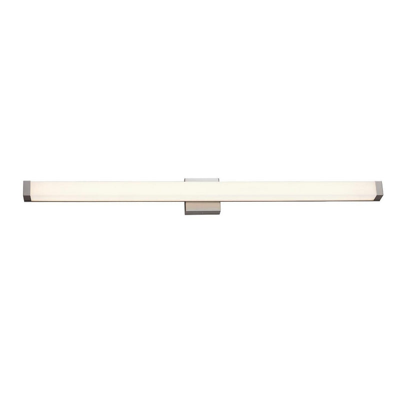 Justice Designs ACR-9007-OPAL-NCKL LED Linear Wall/Bath, Brushed Nickel