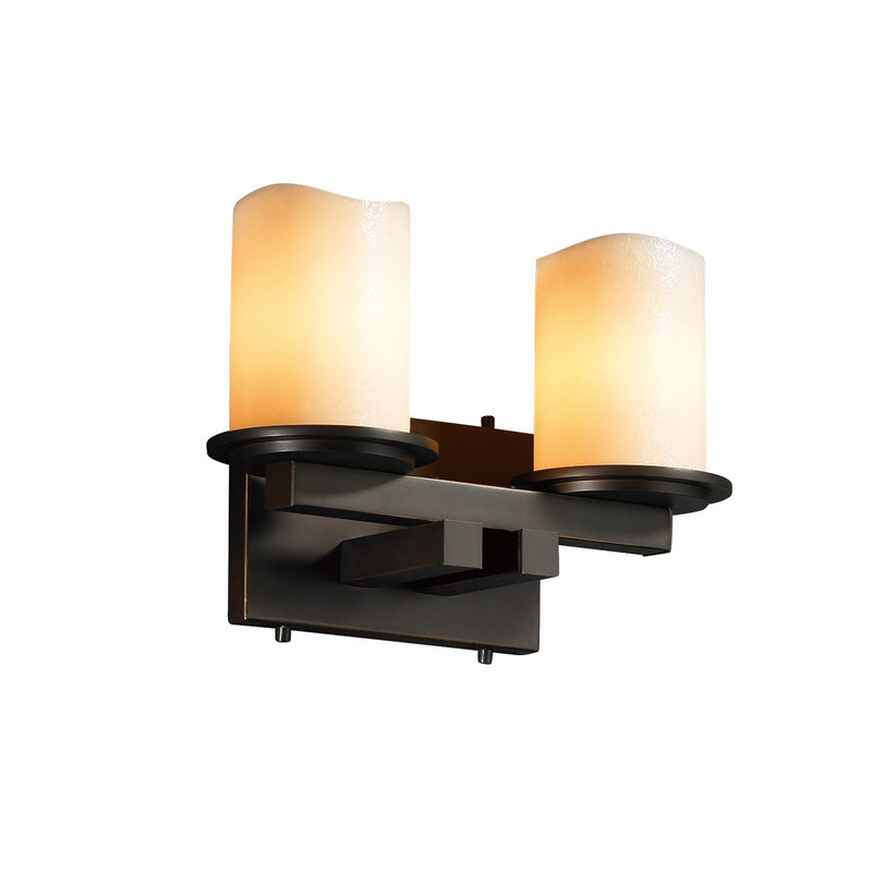 Justice Designs CNDL-8772-14-CREM-DBRZ-LED2-1400 LED Bath Bar, Dark Bronze