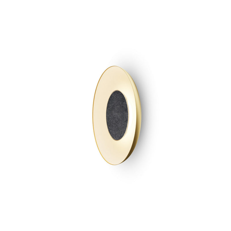 Koncept RMW-09-SW-CCF-HW+18BD-GMW LED Wall Sconce, Gold w/ Matte White