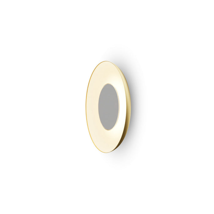 Koncept RMW-09-SW-PTB-HW+18BD-GMW LED Wall Sconce, Gold w/ Matte White