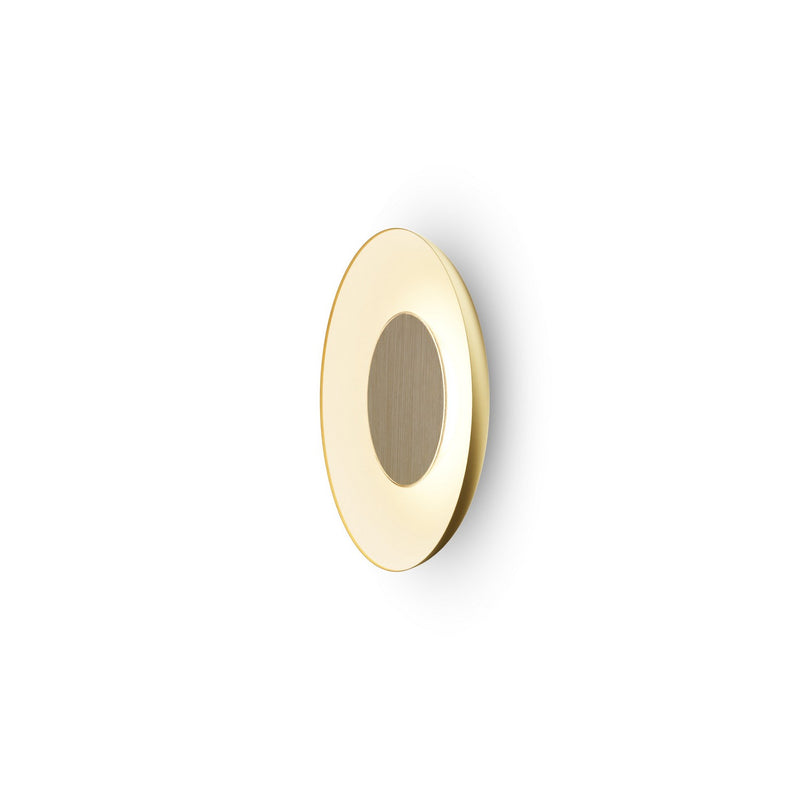 Koncept RMW-09-SW-WOK-HW+18BD-GMW LED Wall Sconce, Gold w/ Matte White