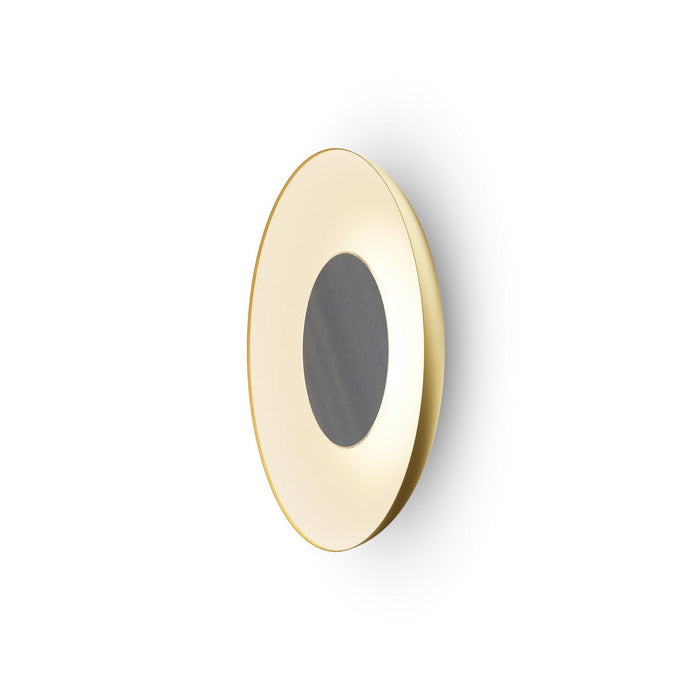Koncept RMW-12-SW-BNI-HW+24BD-GMW LED Wall Sconce, Gold w/ Matte White
