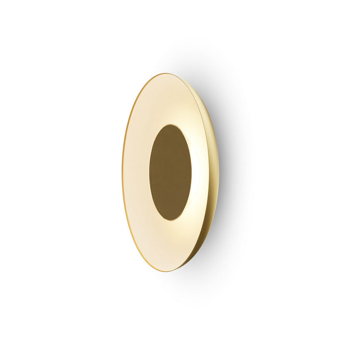 Koncept RMW-12-SW-BRS-HW+24BD-GMW LED Wall Sconce, Gold w/ Matte White