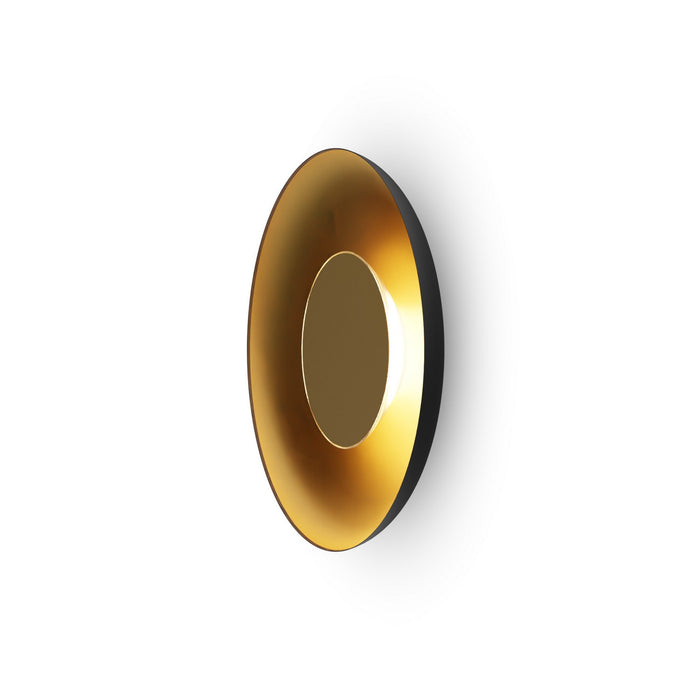 Koncept RMW-12-SW-BRS-HW+24BD-MBG LED Wall Sconce, Matte Black w/ Gold