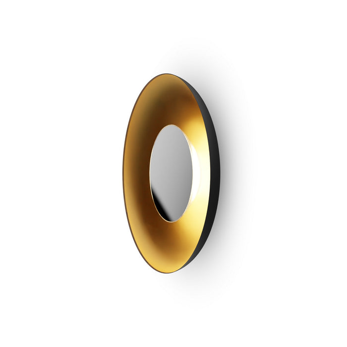 Koncept RMW-12-SW-CRM-HW+24BD-MBG LED Wall Sconce, Matte Black w/ Gold