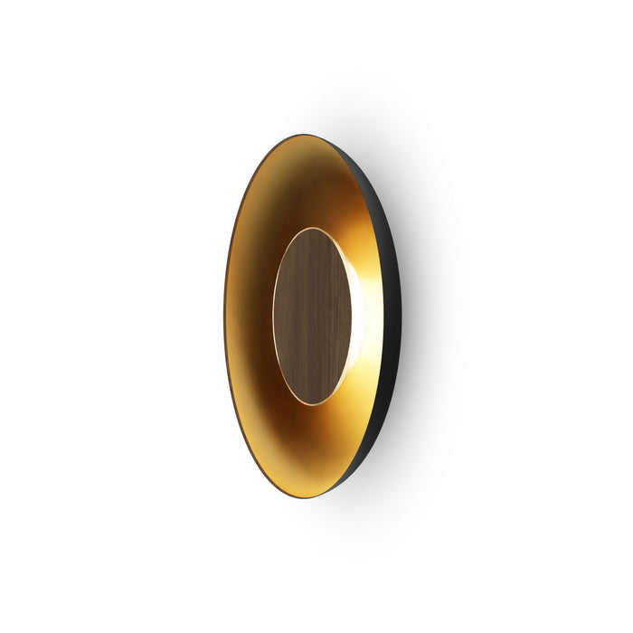 Koncept RMW-12-SW-OWT-HW+24BD-MBG LED Wall Sconce, Matte Black w/ Gold