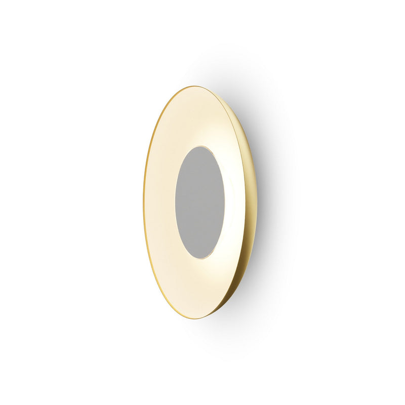 Koncept RMW-12-SW-PTB-HW+24BD-GMW LED Wall Sconce, Gold w/ Matte White