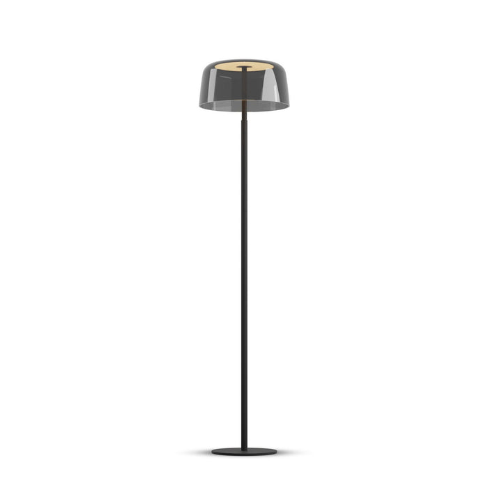 Koncept YUF-SW-MTB+SDGY LED Floor Lamp, Matte Black