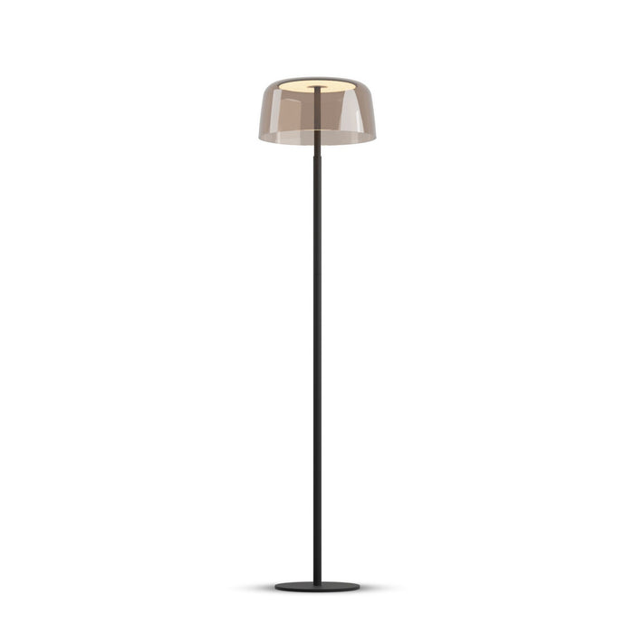 Koncept YUF-SW-MTB+STEA LED Floor Lamp, Matte Black