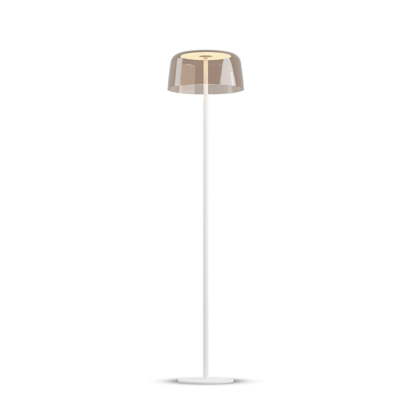 Koncept YUF-SW-MWT+STEA LED Floor Lamp, Matte White